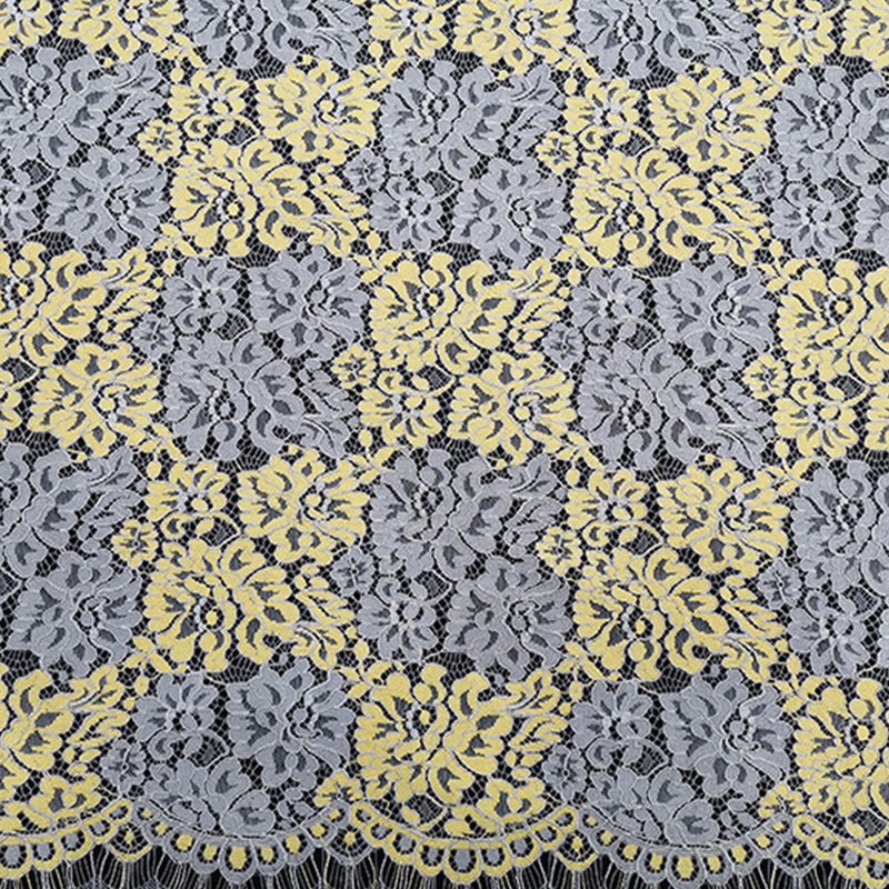 Dress Eyelash Cutwork Lace Fabric for Women's Wear Wholesale Supplier 4